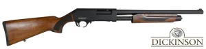 12g Dickinson XX3 Walnut 18.5" 5 1 Pump Action