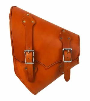 2000-2025 Harley Softail And Hardtail Saddle Bag Chopper Tan Leather MRC