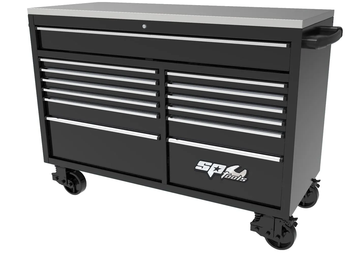 59" USA SUMO Series Wide Roller Cabinet, 13 Drawer by SP Tools
