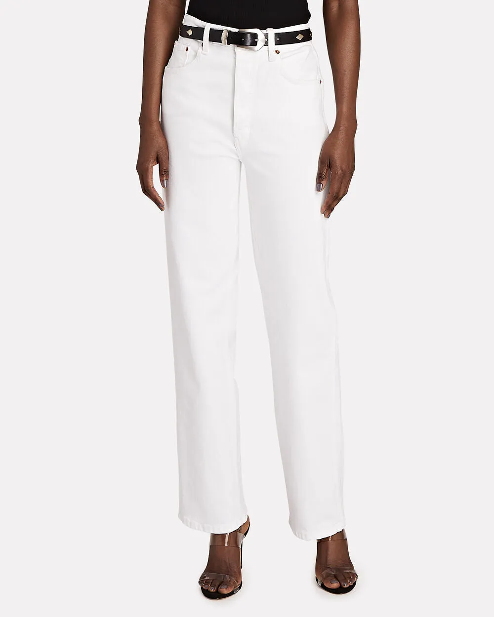 90s High-Rise Loose Straight-Leg Jeans