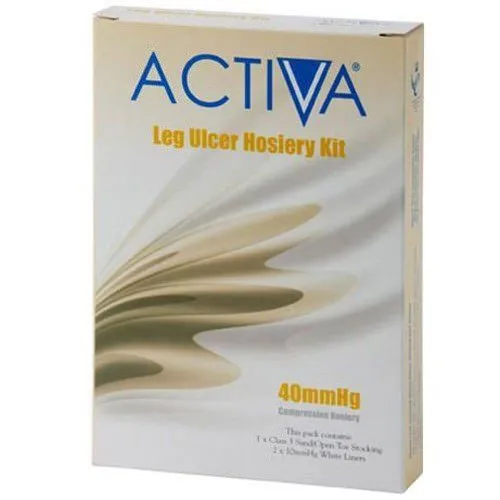 Activa Leg Ulcer Hoisery Kit Black Small 40mmHg x 1