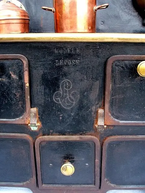 Antique French Child's Dolls Stove c 1870
