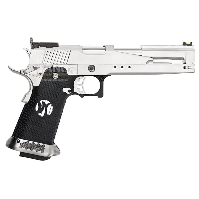 AW Custom HX22 Series Gold Standard IPSC Gas Blowback Pistol - Silver
