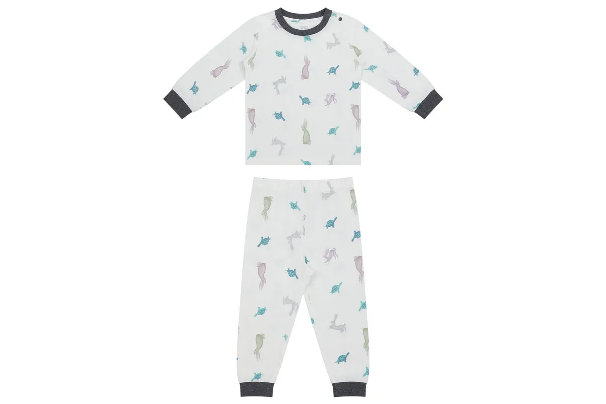 Bamboo Two-Piece Long Sleeve PJ Set - The Tortoise & The Hare