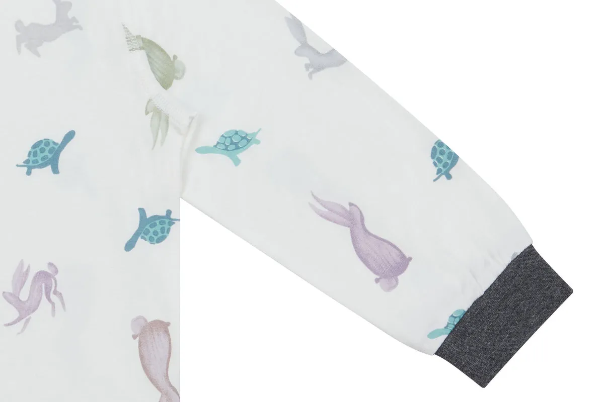 Bamboo Two-Piece Long Sleeve PJ Set - The Tortoise & The Hare