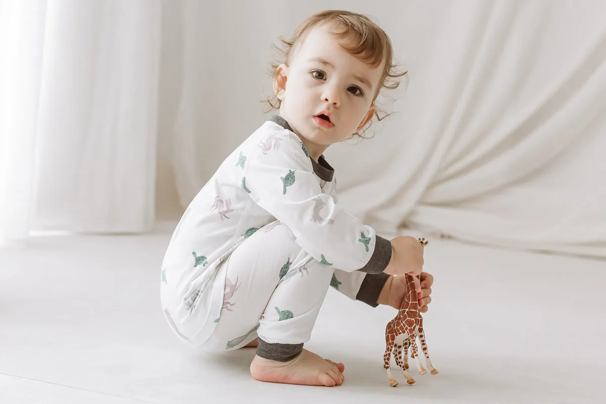 Bamboo Two-Piece Long Sleeve PJ Set - The Tortoise & The Hare