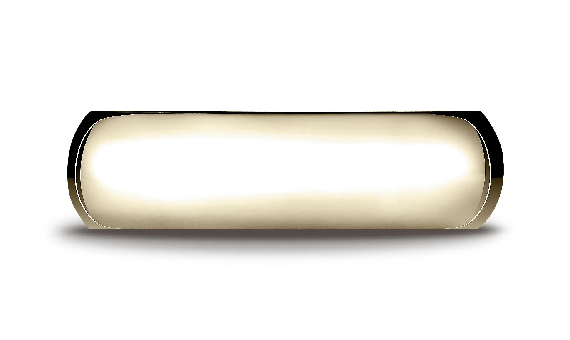 Benchmark 14K Yellow Gold 7mm High Dome Heavy Comfort-Fit Wedding Band Ring (Sizes 4 - 15 )