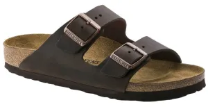 Birkenstock Arizona Sandals - Habana Oiled Leather | Comfortable Cork Footbed