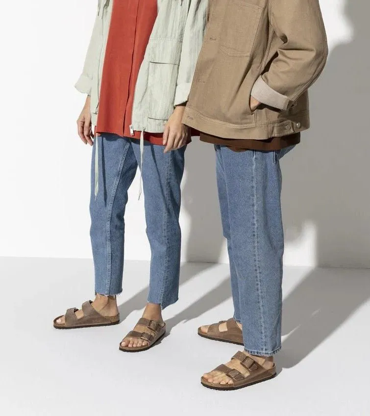Birkenstock Arizona Sandals - Tobacco Brown Oiled Leather | Soft Footbed