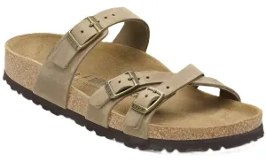 Birkenstock Franca Sandals - Tobacco Brown Oiled Leather | Comfortable Cork Footbed