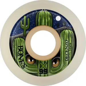 Bones - XF Decenzo Cat Eye Cacti 54MM 99A V5 Sidecut Skateboard Wheels