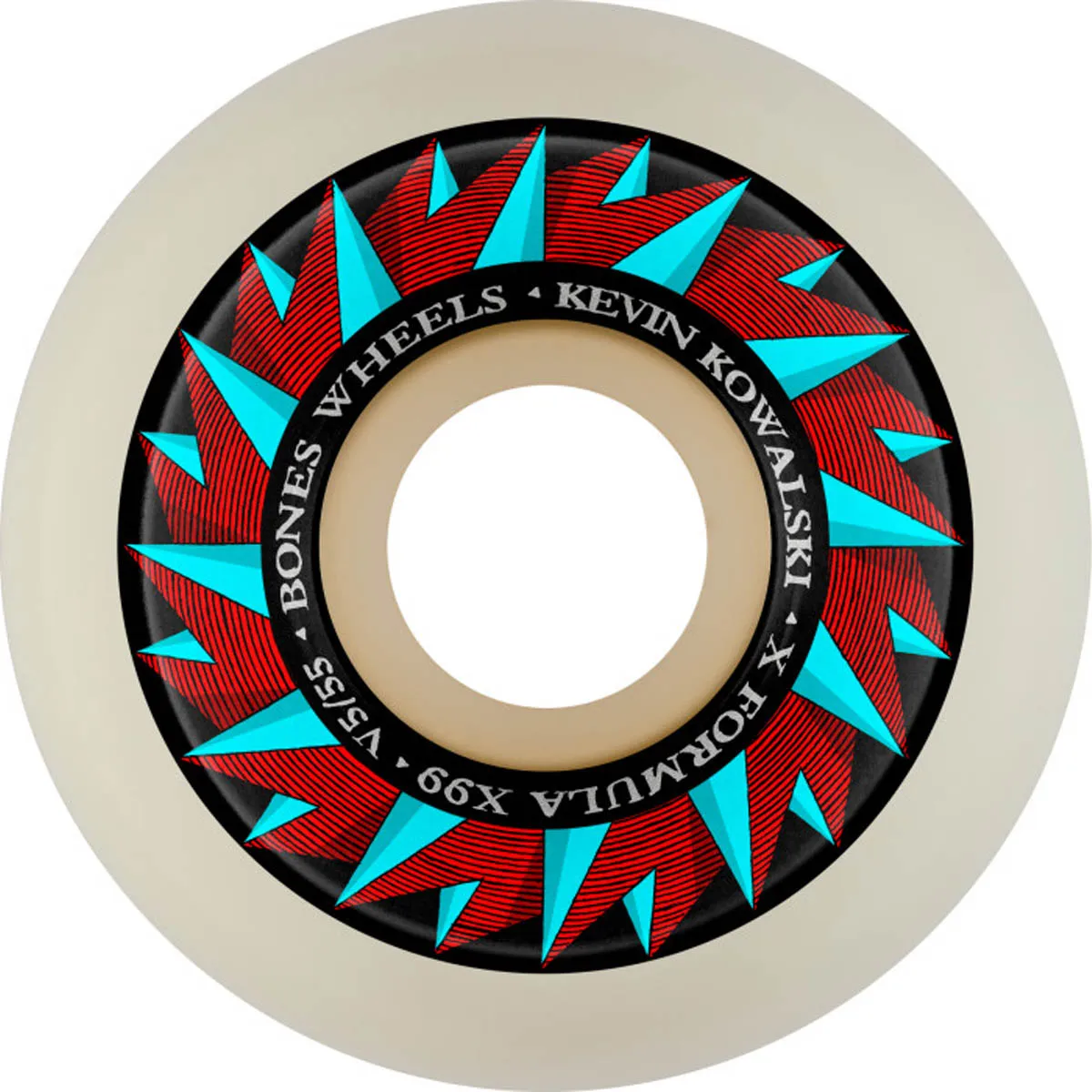 Bones - XF Kowalski Against the Grain 55MM 99A V5 Sidecut Skateboard Wheels