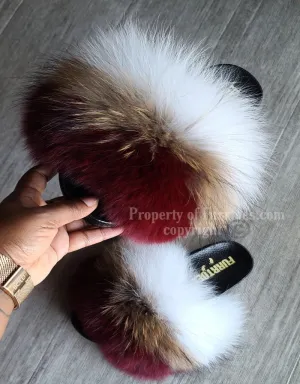 BURGUNDY FLUFFY MIX