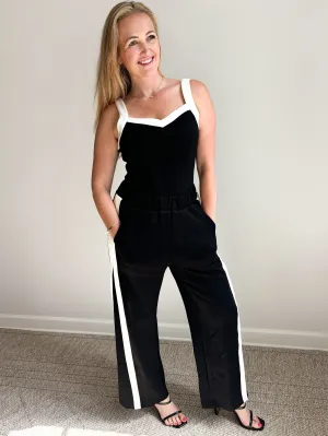 Butter Modal Side Contrast Stripe Pants