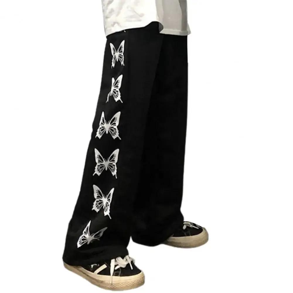 Butterfly Jogging Y2K Streetwear and Gothic Style