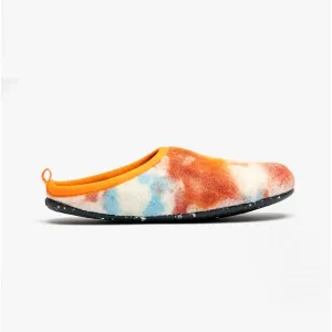 Camper WABI Womens Mule Slippers Orange/Blue