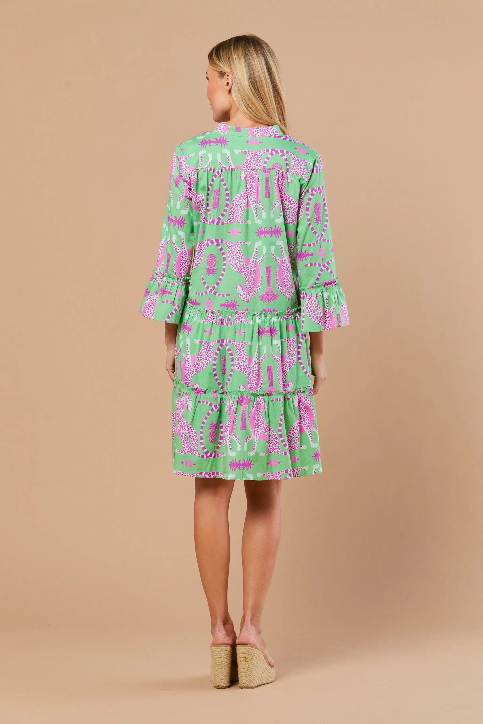 Caty Dress in Kiwi Prowess