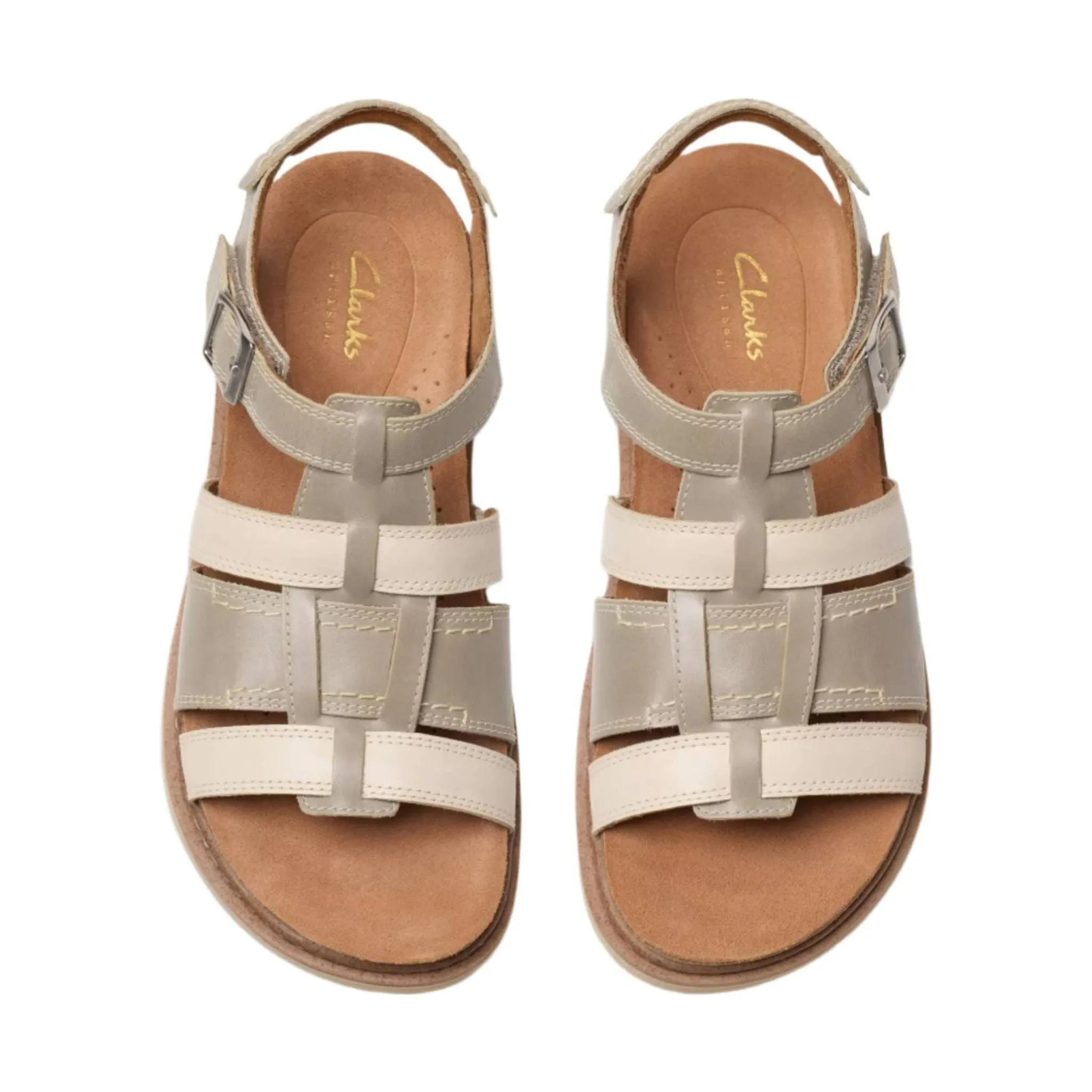 Clarks Women's Arwell Sun Sandal - Beige