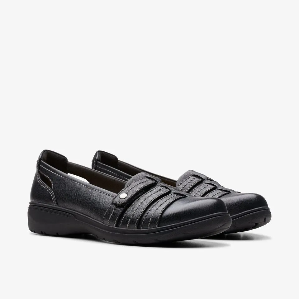 Clarks Women's Carleigh Eliza Navy | Black Leather