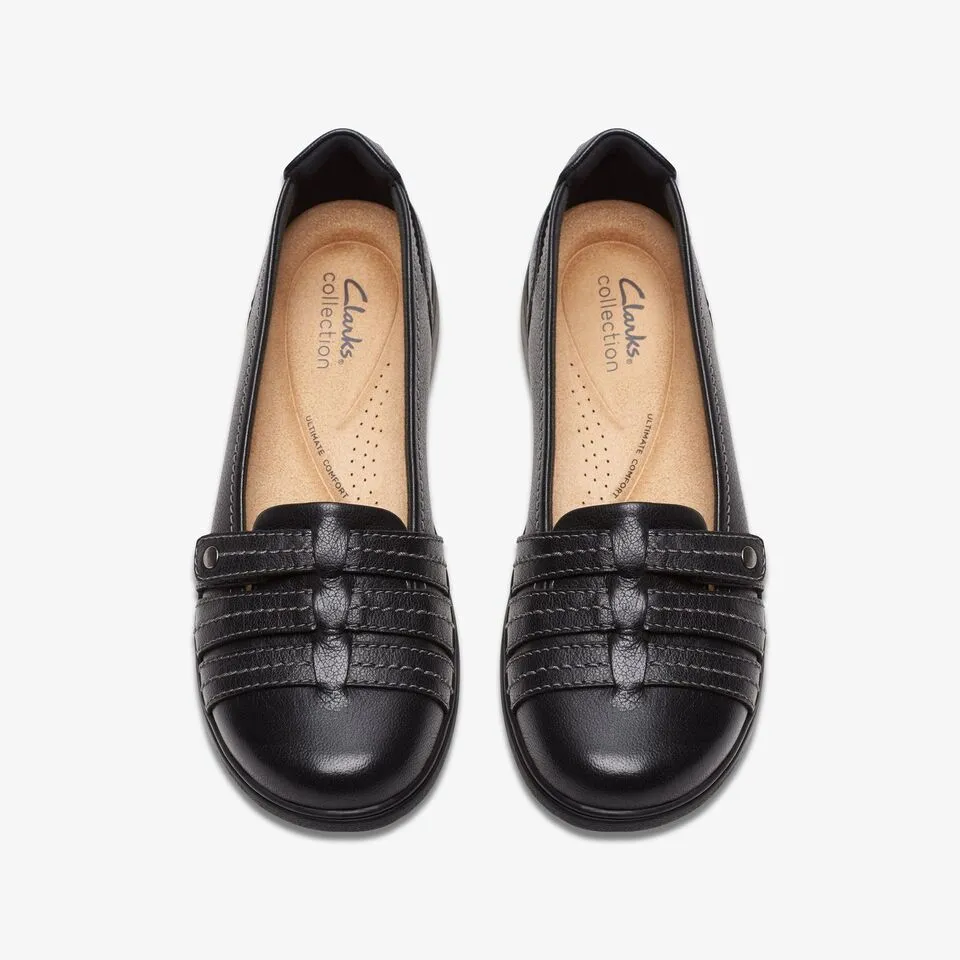 Clarks Women's Carleigh Eliza Navy | Black Leather