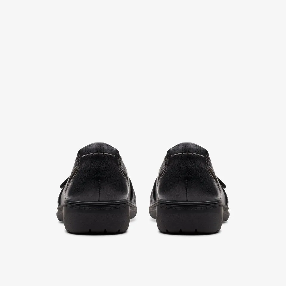Clarks Women's Carleigh Eliza Navy | Black Leather