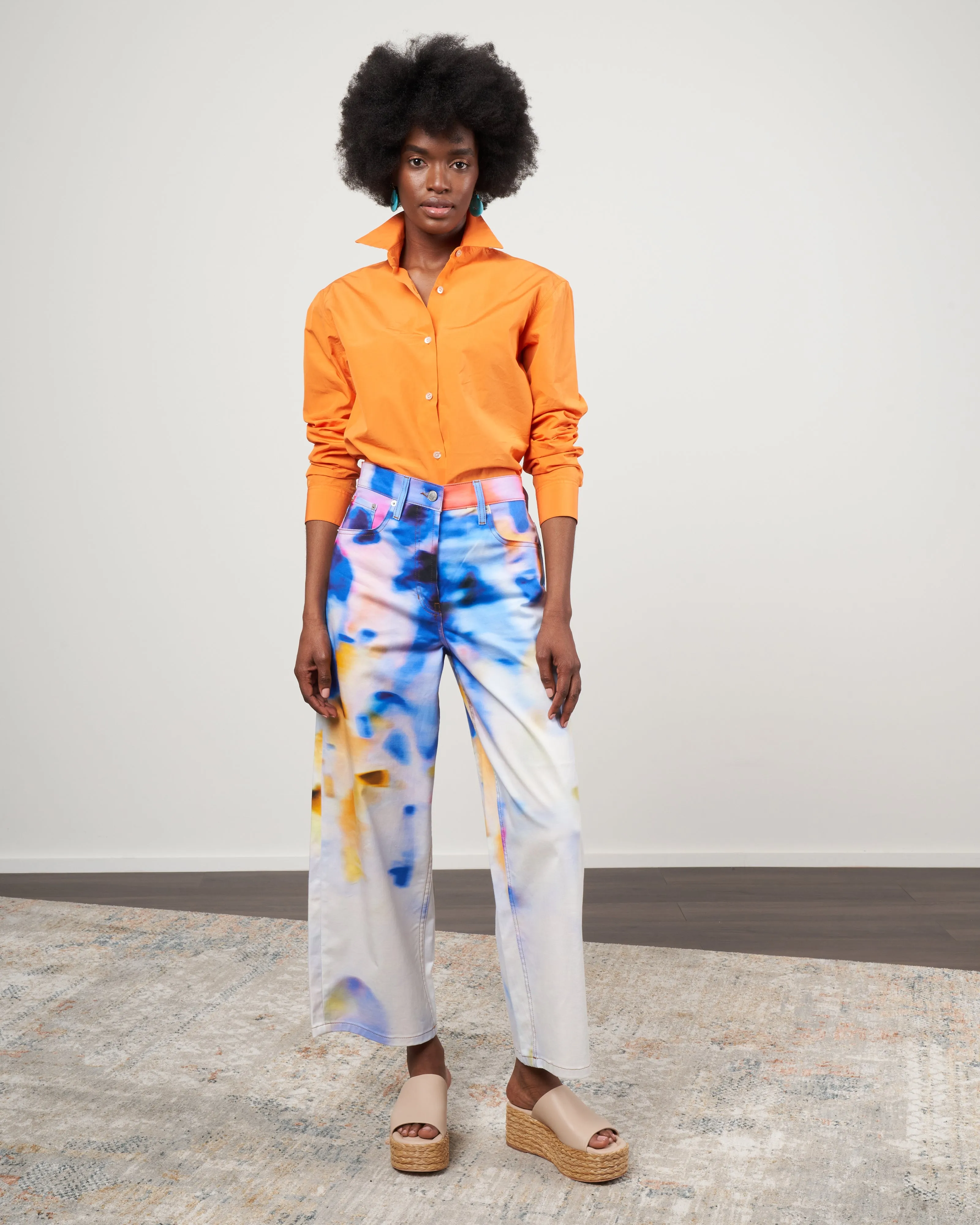 clavelly shirt - orange 353