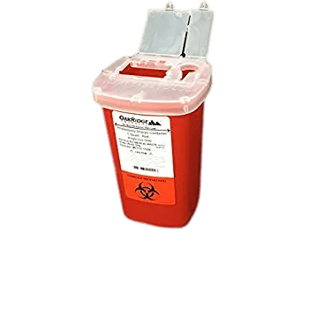 Container Biohazard Needle Disposal Container