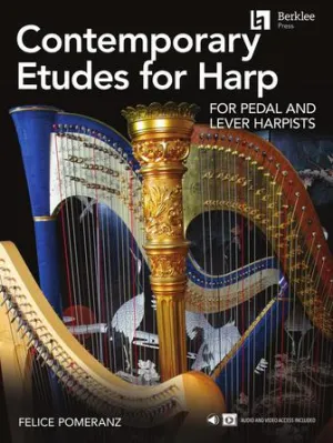 Contemporary Etudes for Harp (Book/Online Audio)