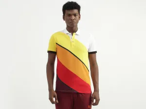 Cotton Printed Polo Collar Mens T-shirts