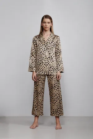 cropped pant, leopard