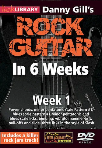 Danny Gill's Rock Guitar in 6 Weeks (Week 1 DVD)