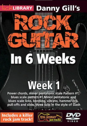 Danny Gill's Rock Guitar in 6 Weeks (Week 1 DVD)
