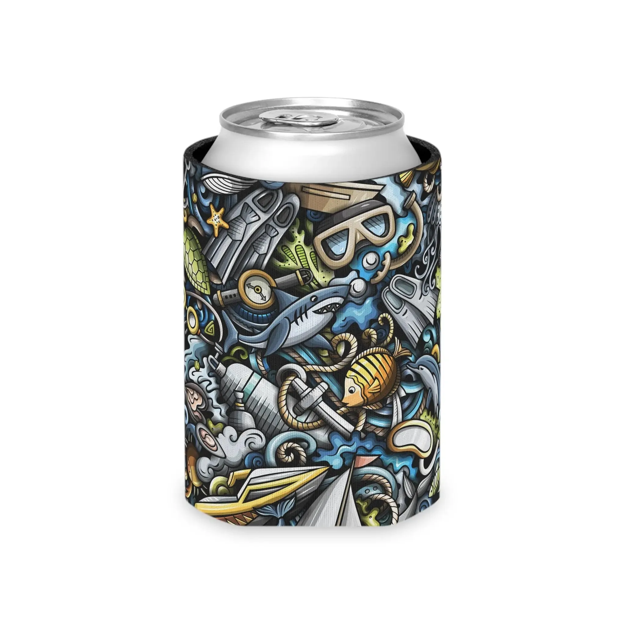 Dapper Diver Can Cooler