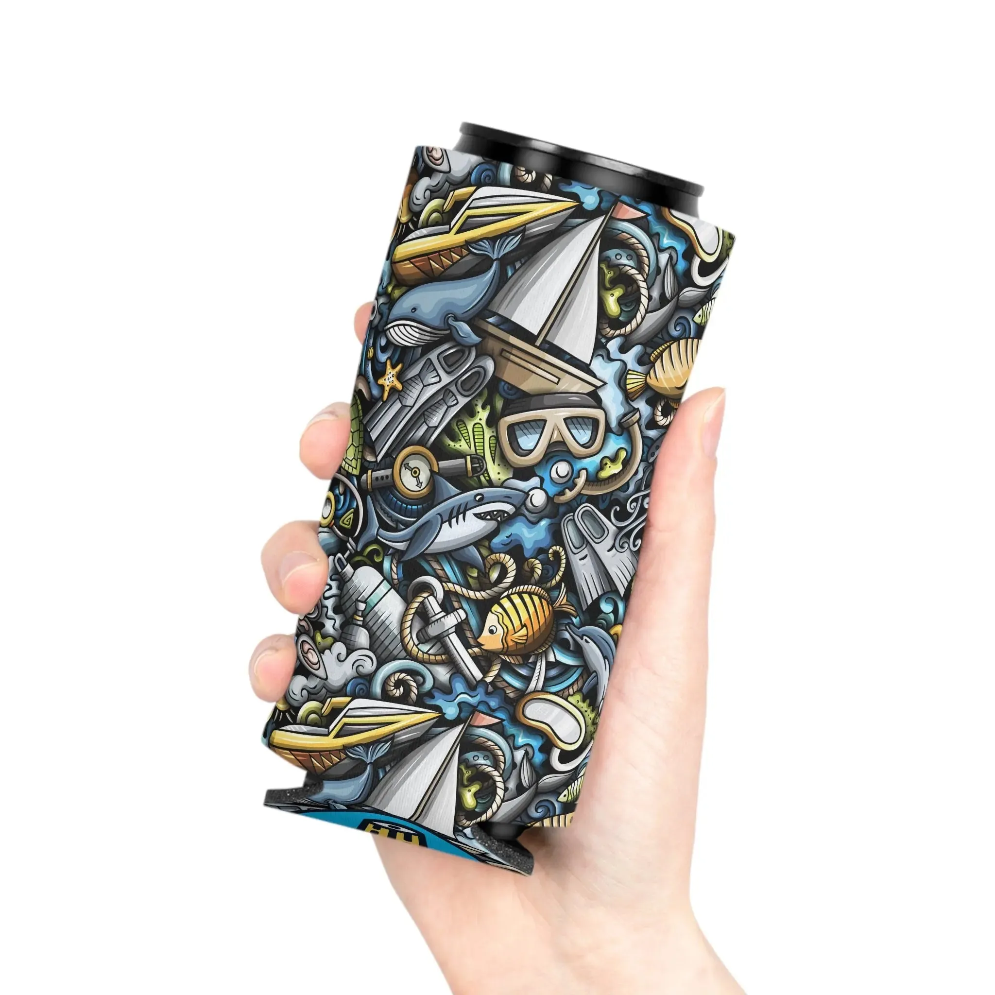 Dapper Diver Can Cooler