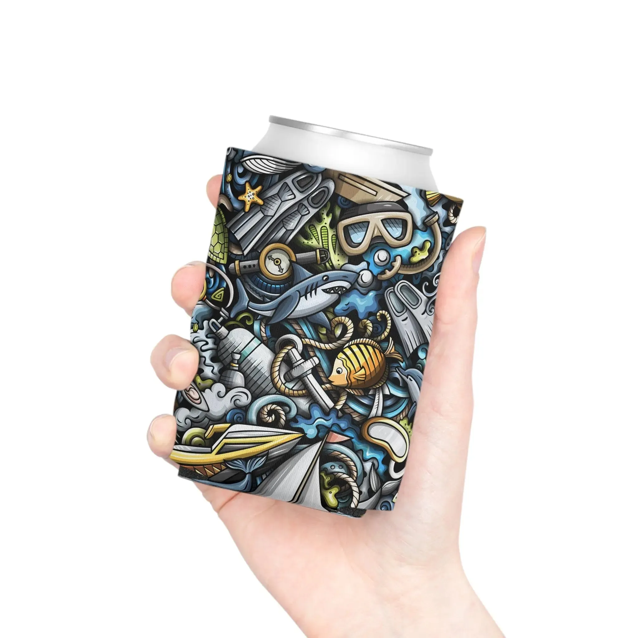 Dapper Diver Can Cooler
