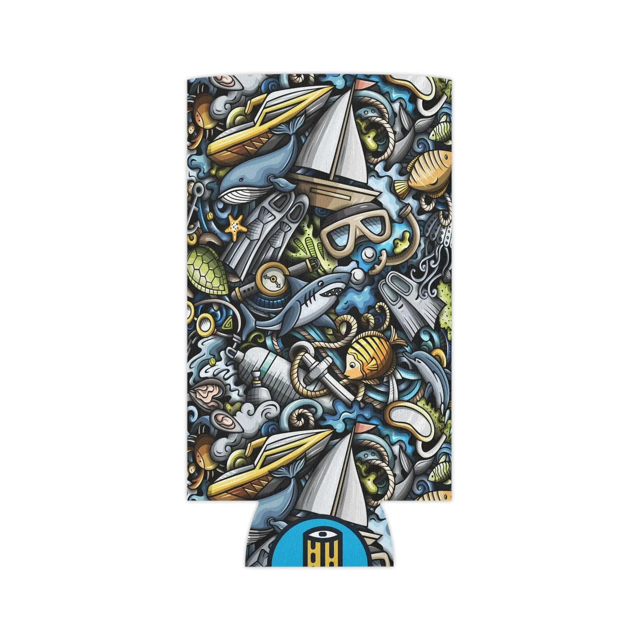 Dapper Diver Can Cooler