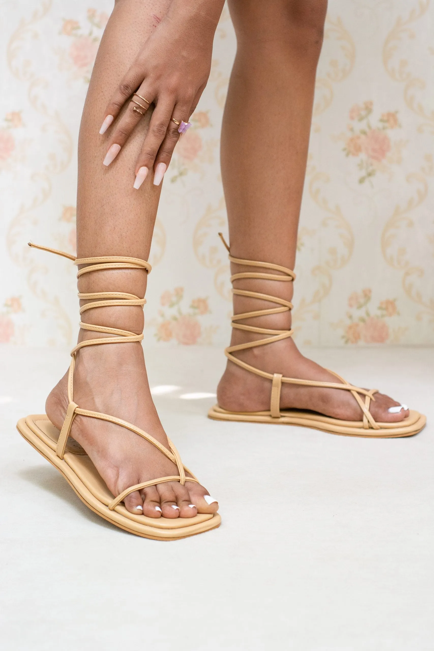 Dior Tie-Up Sandals