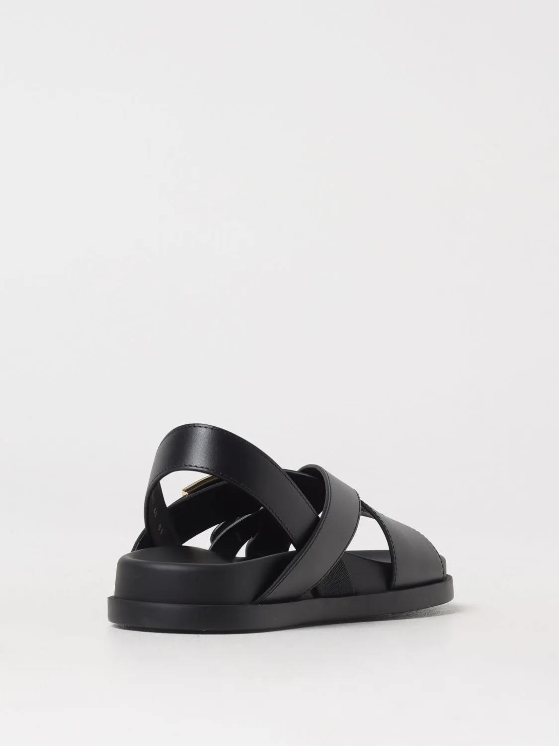 Fendi Flat Sandals Woman Black