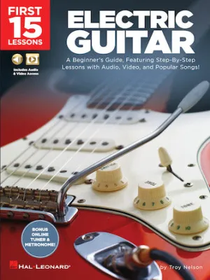 First 15 Lessons - Electric Guitar (Book/Online Media)