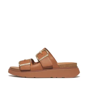FitFlop Gen-FF Buckle Two-Bar Leather Slides