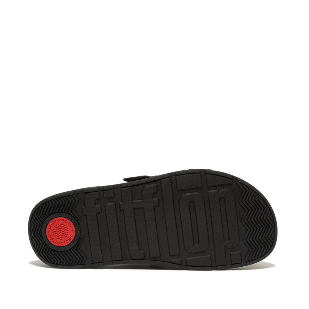 FitFlop Gen-FF Mens Buckle Two-Bar Leather Slides