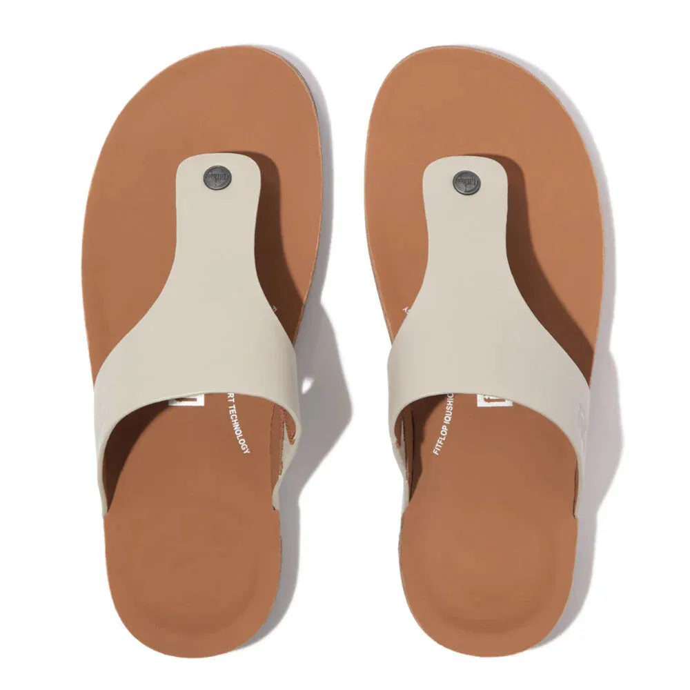 FitFlop IQushion  Mens Leather Toe-Post Sandals