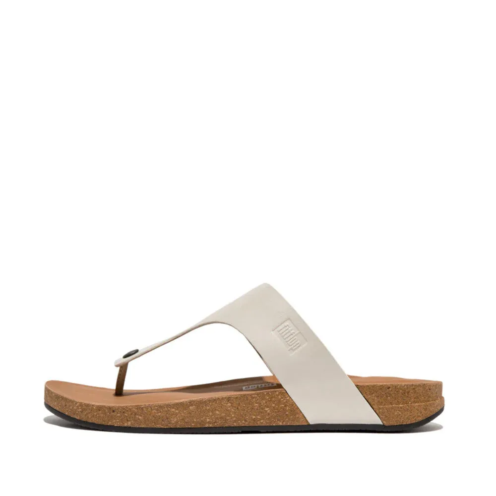 FitFlop IQushion  Mens Leather Toe-Post Sandals