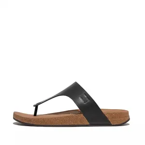FitFlop IQushion  Mens Leather Toe-Post Sandals