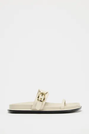 Flat Sandals with Buckle