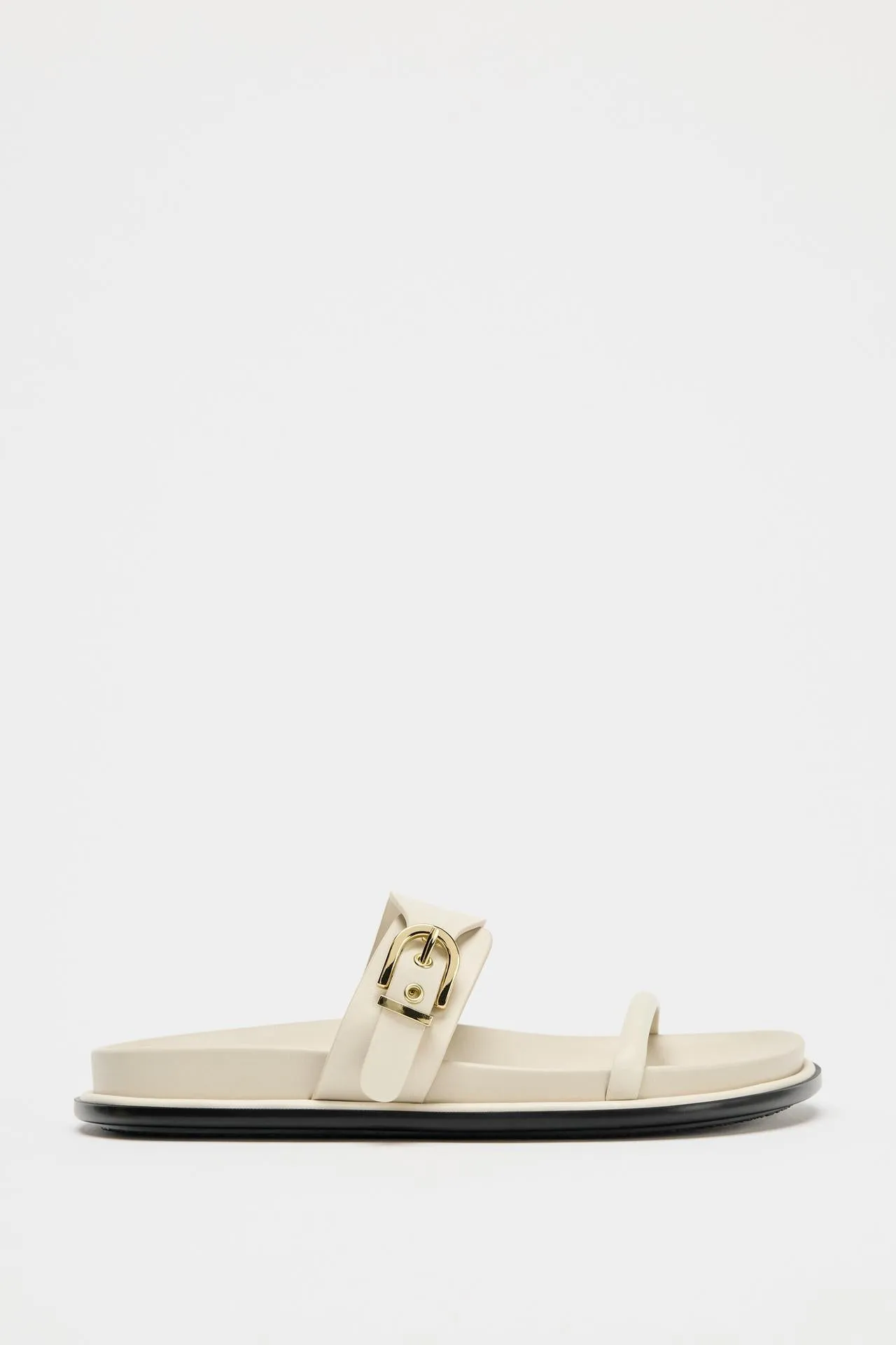 Flat Sandals with Buckle