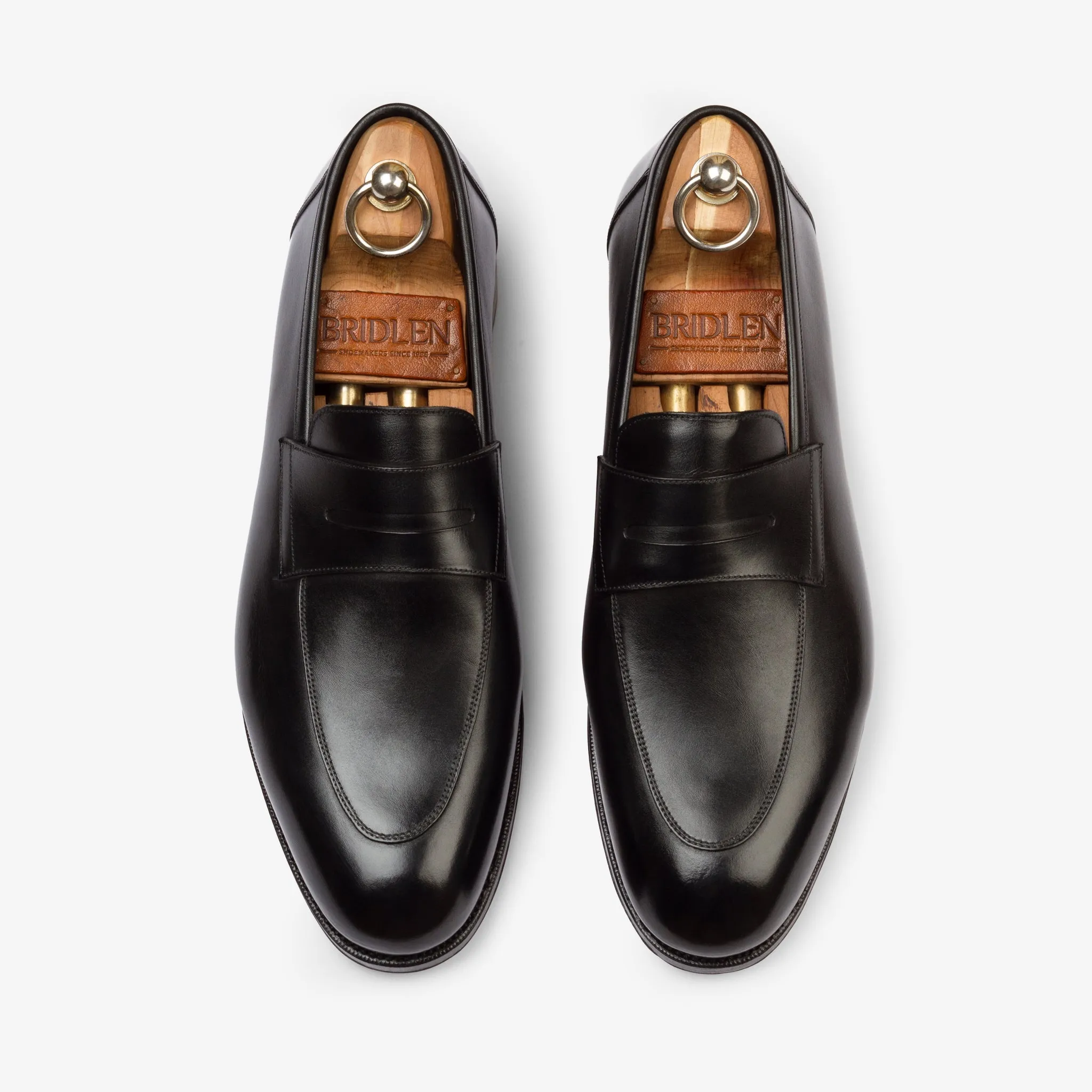 Folded Penny Loafer - Black - Rufer Last