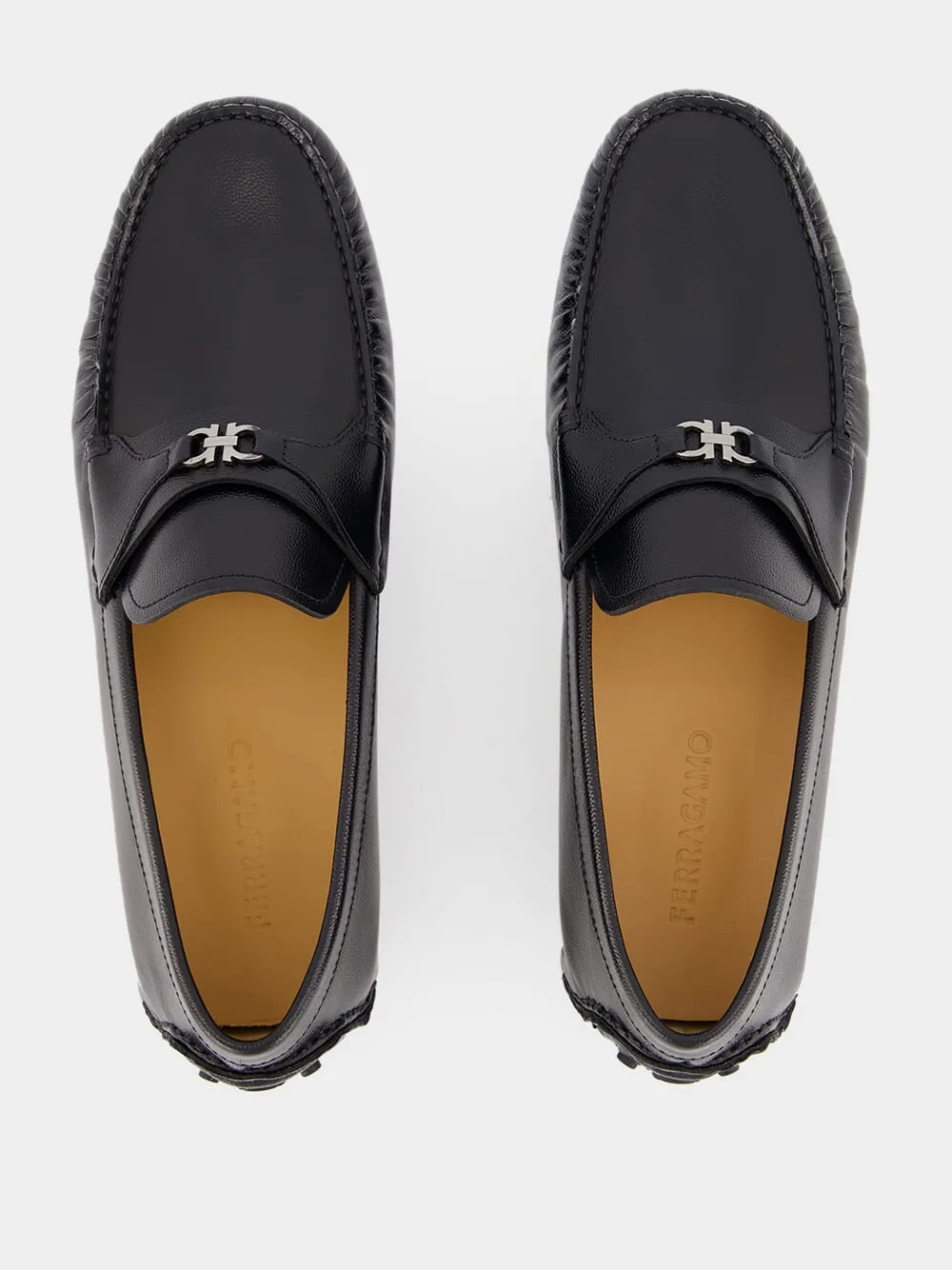 Gancini Ornament Driver Loafer