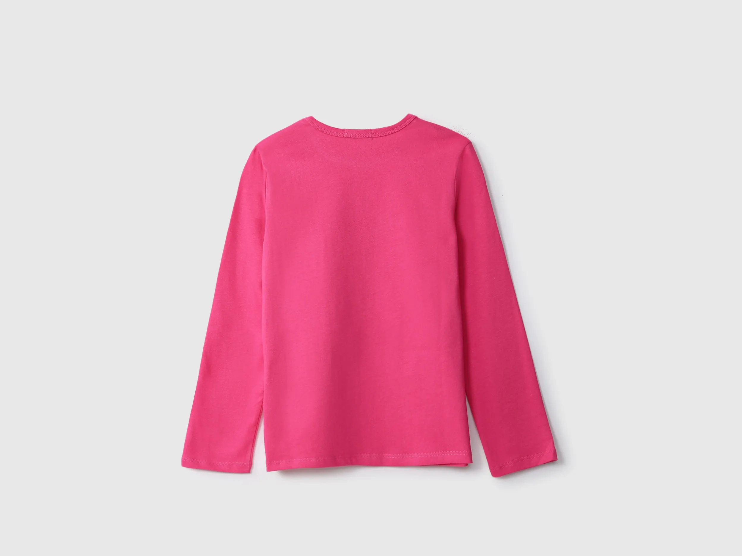 Girls Pink Printed Regular T Shirt