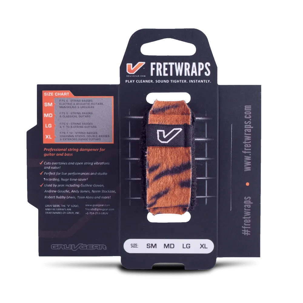 Gruv Gear Fret Wrap Size SM Tiger Skin